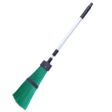 Outdoor Garden Broom Hard Bristled Garden Broom With Extendable Handle
